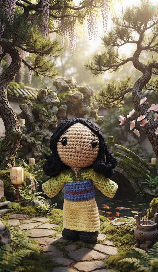 Boneca inspirada na Mulan