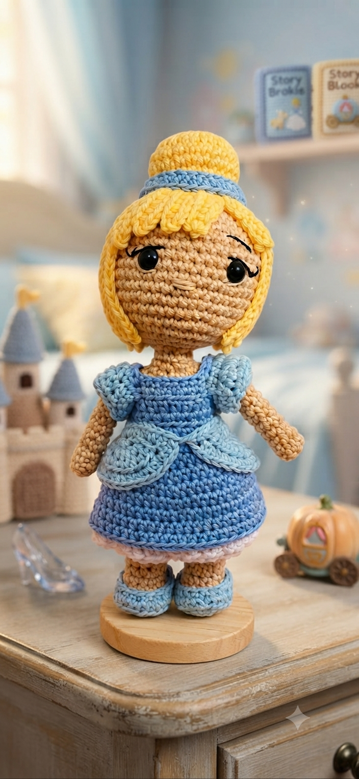 Boneca inspirada na Cinderela