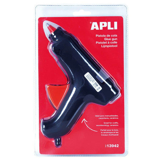 Pistola de cola 11mm Apli + 2 recargas 10cm