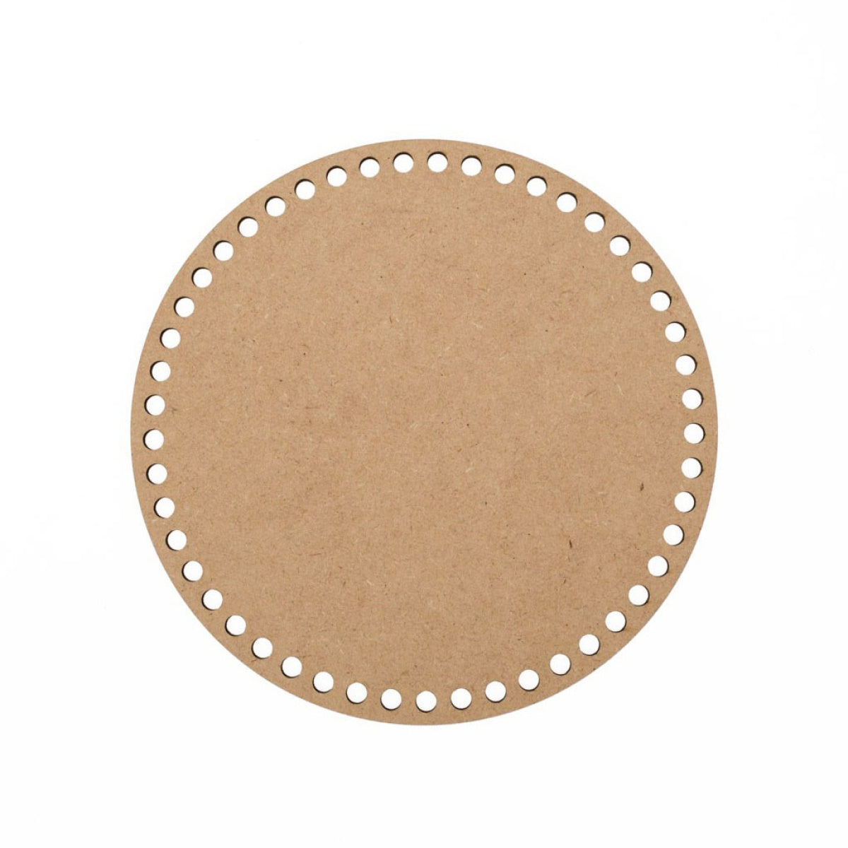 Base de madeira MDF com furos redonda 30x0,3cm