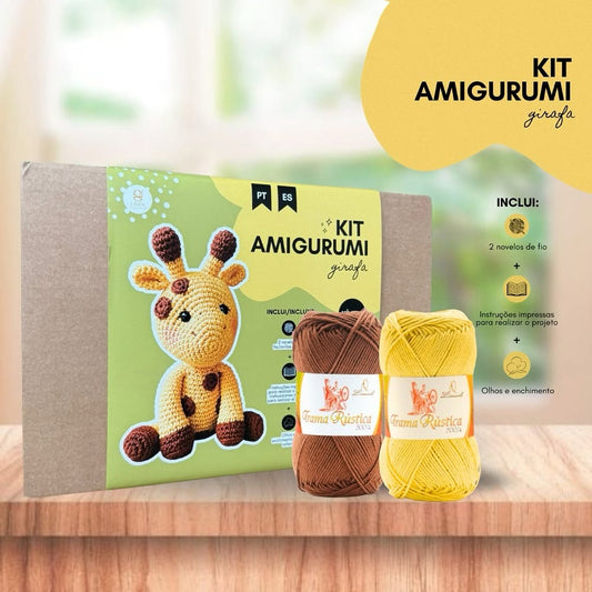 Kit Amigurumi Girafa