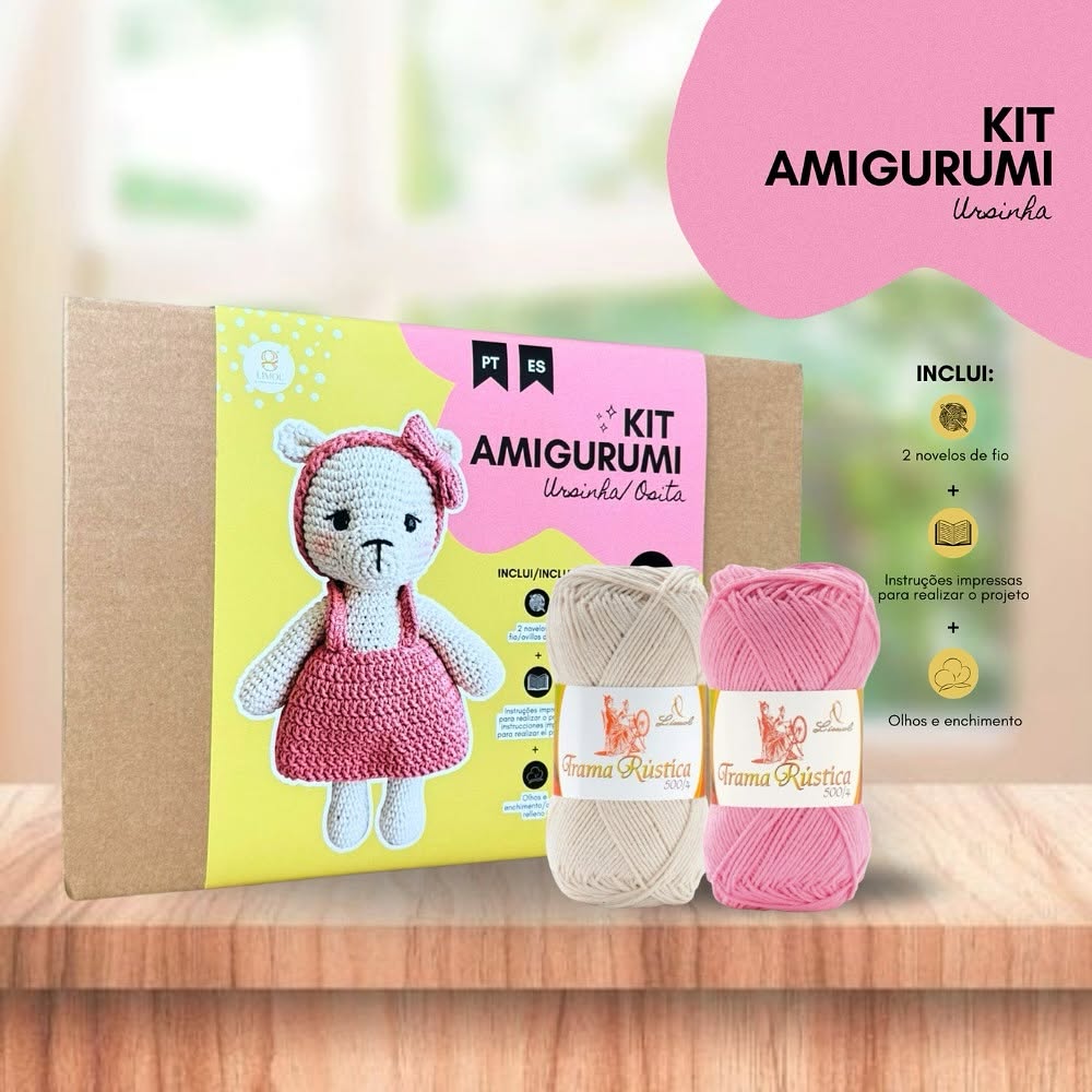 Kit Amigurumi Ursinha